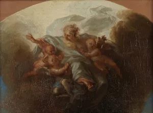 Le Pere Eternel by Charles De La Fosse Oil Painting