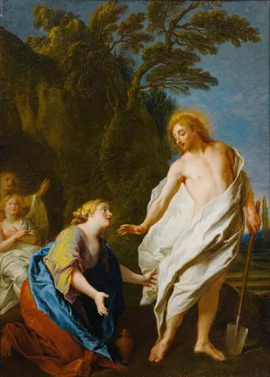 Noli Me Tangere by Charles De La Fosse Oil Painting