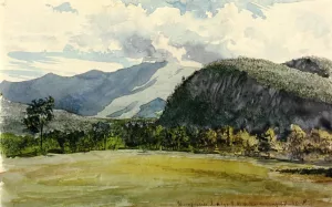 Humphreys Ledge painting by Charles De Wolf Brownell