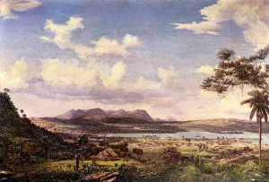 The Bay of Matanzas, Cuba painting by Charles De Wolf Brownell