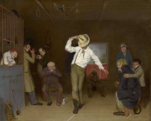Walking The Chalk by Charles Deas Oil Painting