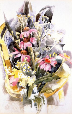 African Daisies Oil painting by Charles Demuth