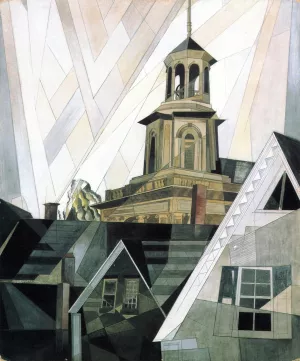 After Sir Christopher Wren painting by Charles Demuth