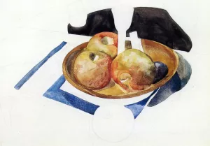 Apples and the Arts by Charles Demuth - Oil Painting Reproduction