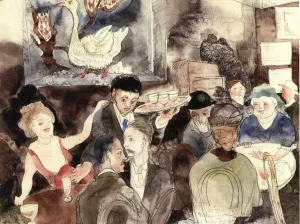 At the Golden Swan: Sometimes Called 'Hell Hole' painting by Charles Demuth