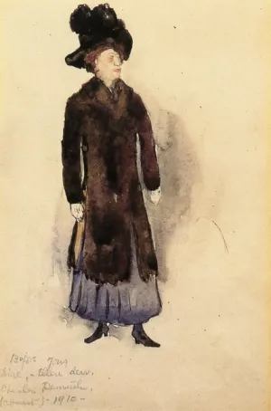 Aunt Ellen Oil painting by Charles Demuth