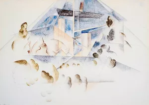 Bermuda, Masts and Foliage by Charles Demuth Oil Painting