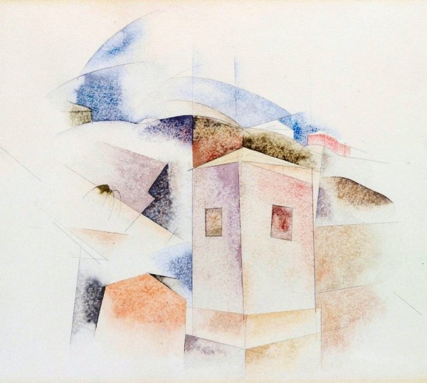 Main Product Photo of Bermuda No. 4  Painting by Charles Demuth