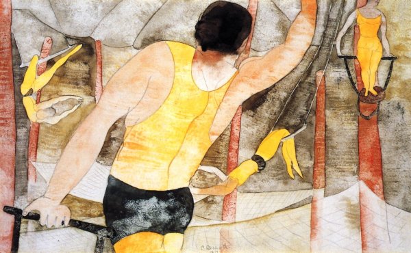 Main Product Photo of Circus Painting by Charles Demuth