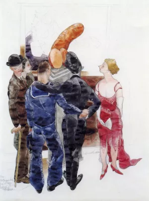 Distinguished Air Oil painting by Charles Demuth