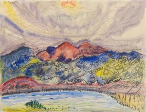 Early Landscape by Charles Demuth Oil Painting