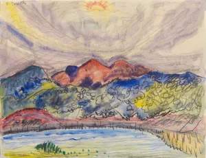 Early Landscape by Charles Demuth Oil Painting