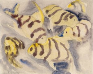 Fish Series, No. 3 by Charles Demuth Oil Painting