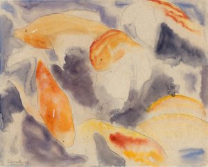 Fish Series, No. 4 by Charles Demuth Oil Painting