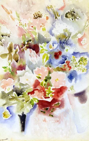 Floral by Charles Demuth Oil Painting