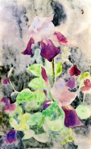 Irises painting by Charles Demuth