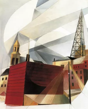 Lancaster by Charles Demuth Oil Painting