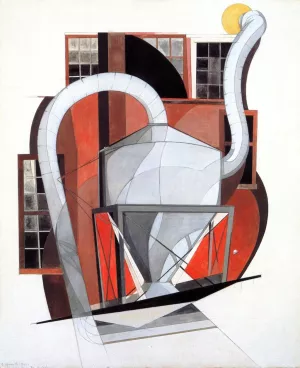 Machinery by Charles Demuth Oil Painting