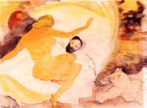 Nana and Count Muffat by Charles Demuth Oil Painting