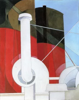 Paauebot 'Paris by Charles Demuth Oil Painting