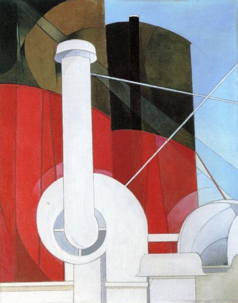 Main Product Photo of Paauebot 'Paris Painting by Charles Demuth