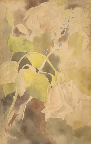 Peachy Rose by Charles Demuth Oil Painting