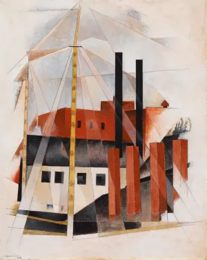 Piano Mover's Holiday by Charles Demuth Oil Painting