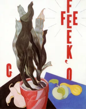 Poster Portrait: O'Keefe painting by Charles Demuth