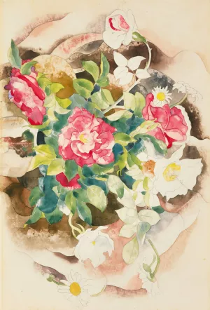 Roses by Charles Demuth Oil Painting
