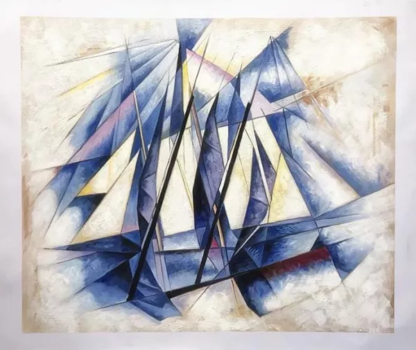 Sail: In Two Movements painting by Charles Demuth