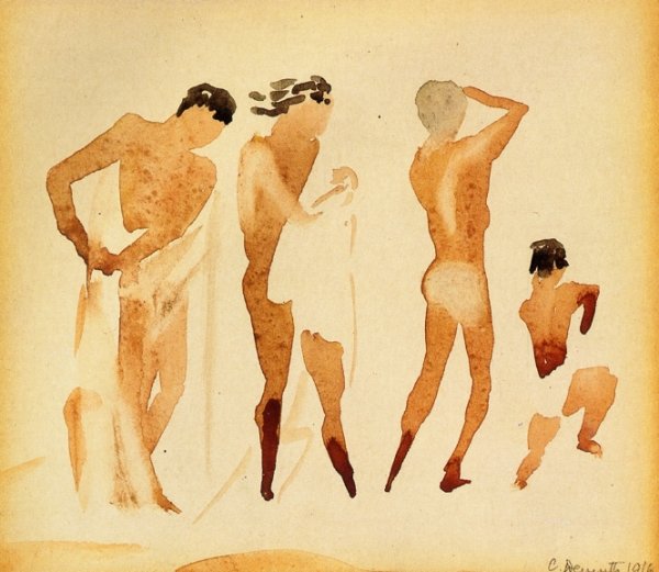 Simi-Nude Figures