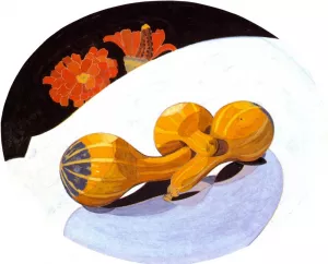 Squash and Zinnias by Charles Demuth Oil Painting