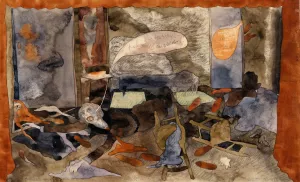 The Death of Countess Geschwitz by Charles Demuth Oil Painting