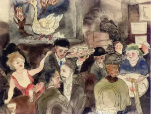 The Golden Swan also known as Hell Hole by Charles Demuth - Oil Painting Reproduction