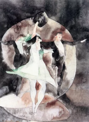 The Green Dancer painting by Charles Demuth