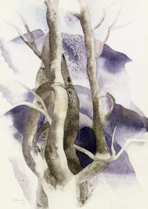 Tree Forms by Charles Demuth - Oil Painting Reproduction