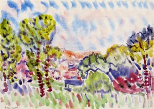 Trees #5 Oil painting by Charles Demuth
