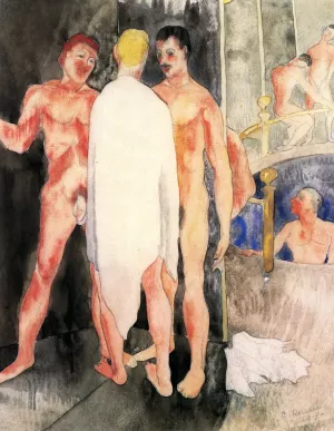 Turkish Bath 2 by Charles Demuth Oil Painting