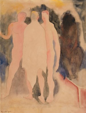 Turkish Bath by Charles Demuth Oil Painting