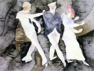 Vaudeville Oil painting by Charles Demuth