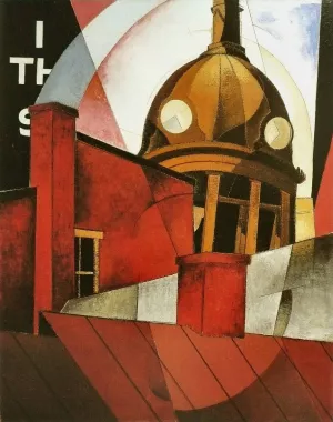 Welcome to Our City by Charles Demuth Oil Painting