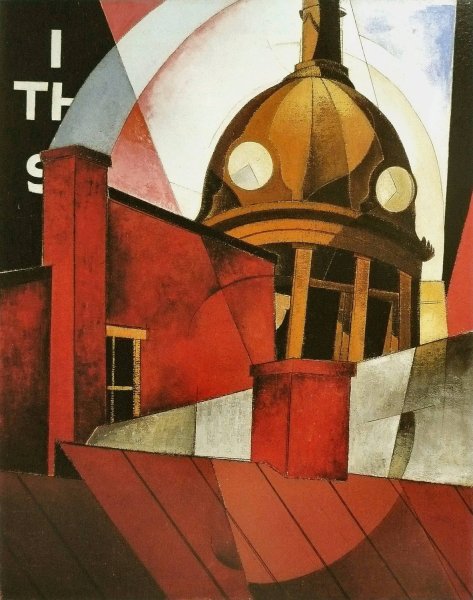 Main Product Photo of Welcome to Our City  Painting by Charles Demuth