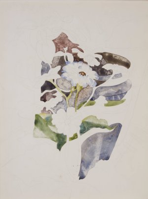 Zinnias by Charles Demuth Oil Painting
