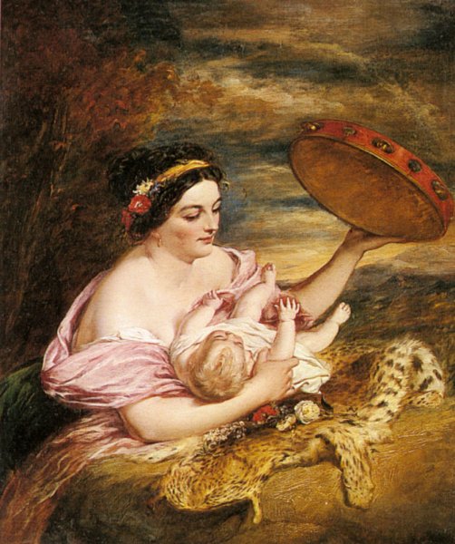 Mother's Darling by Charles Dukes - Hand-Painted Oil Painting Reproduction