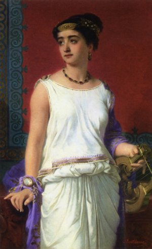 Grecian Young Oil painting by Charles Edouard Boutibonne