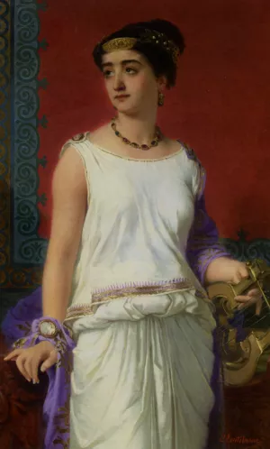 Grecian Youth by Charles Edouard Boutibonne - Oil Painting Reproduction