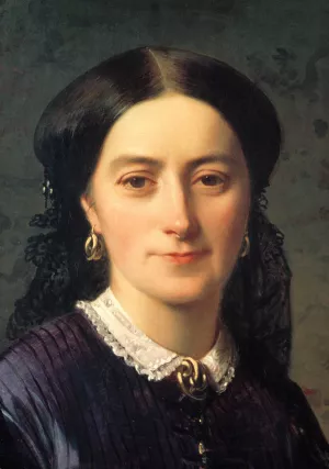 Johanna Kempe by Charles Edouard Boutibonne Oil Painting