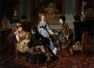 Le Jour de Madame by Charles Edouard Boutibonne Oil Painting