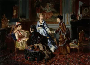 Le Jour de Madame by Charles Edouard Boutibonne Oil Painting