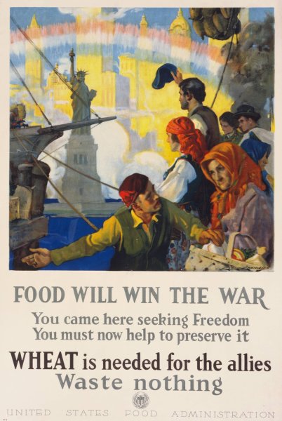 Food will win the war  by Charles Edwards Chamber - Hand-Painted Oil Painting Reproduction